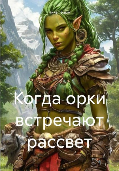 Обложка книги  «Когда орки встречают рассвет»
