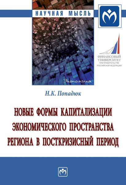 Обложка книги  «Новые формы капитализации экономического пространства региона в посткризисный период»
