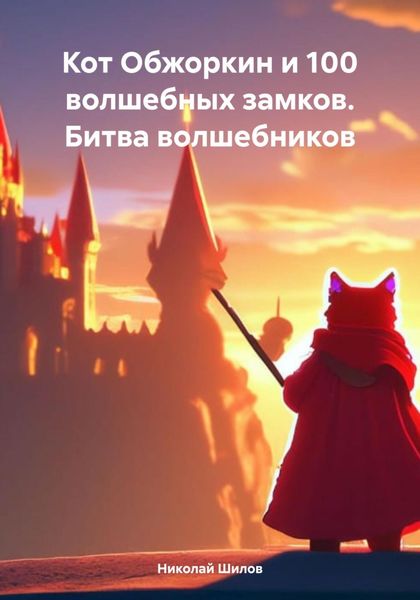 Обложка книги  «Кот Обжоркин и 100 волшебных замков. Битва волшебников»