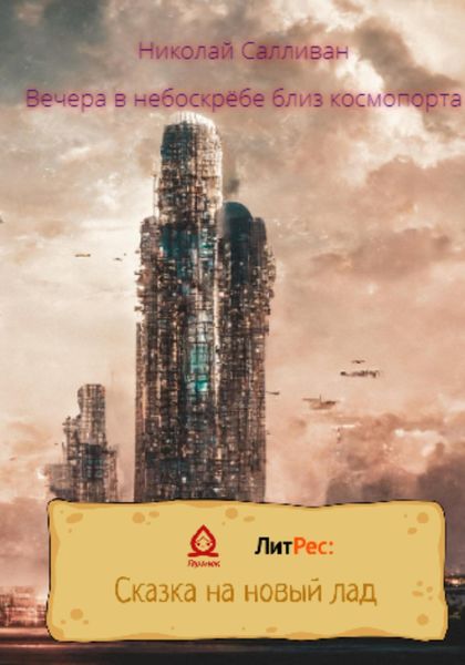 Обложка книги  «Вечера в небоскрёбе близ космопорта»