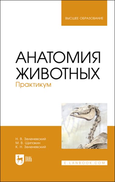 Обложка книги «Анатомия животных. Практикум»