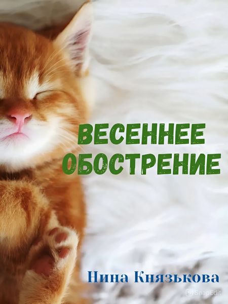 Обложка книги  «Весеннее обострение»