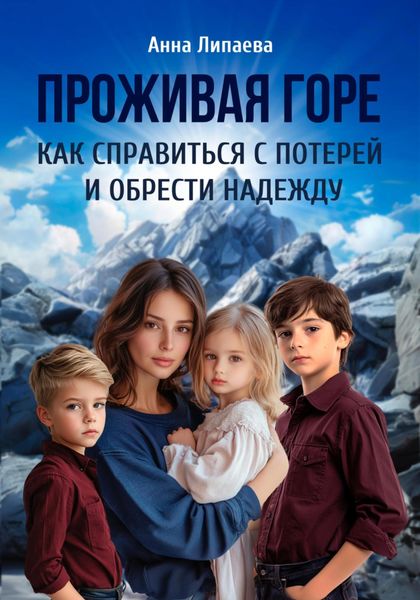 Обложка книги  «Проживая горе. Как справиться с потерей и обрести надежду»
