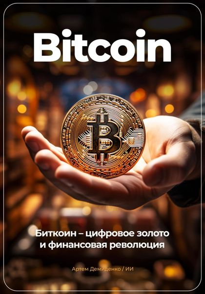 Обложка книги  «Bitcoin: Биткоин – цифровое золото и финансовая революция»