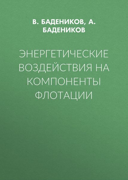 Обложка книги  «Энергетические воздействия на компоненты флотации»