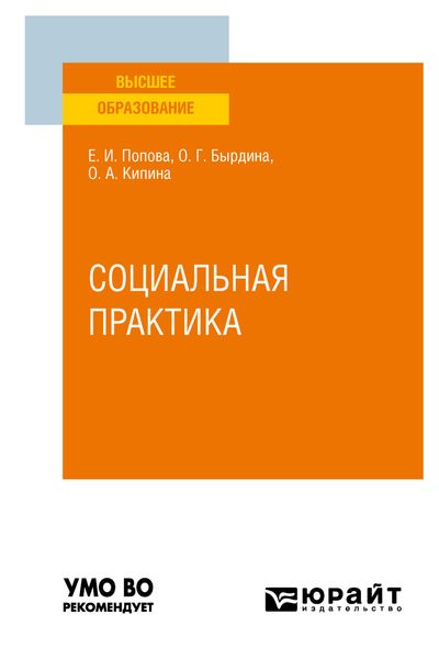 Обложка книги  «Социальная практика. Учебное пособие для вузов»