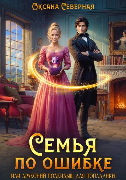 Обложка книги  «Семья по ошибке, или Драконий подкидыш для попаданки»