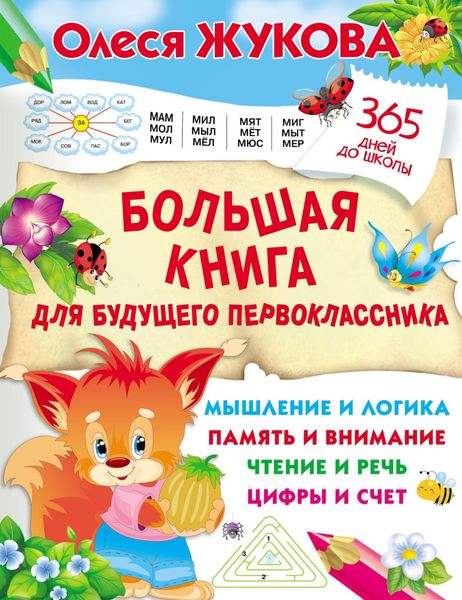 Обложка книги «Большая книга для будущего первоклассника»