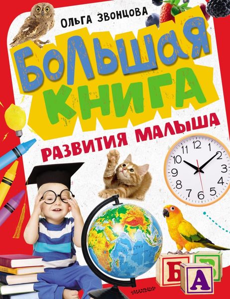 Обложка книги  «Большая книга развития малыша»