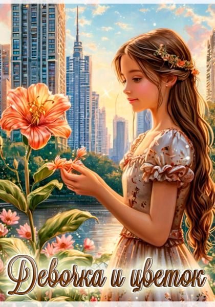 Обложка книги «Девочка и цветок»