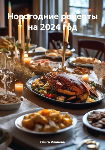 Обложка книги  «Новогодние рецепты на 2024 год»