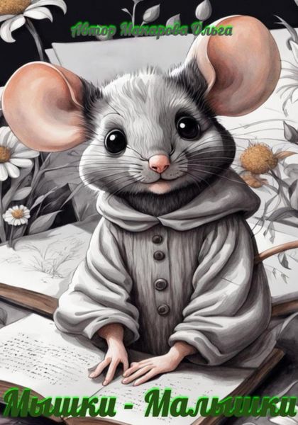 Обложка книги  «Раскраска для детей и взрослых. Мышки-малышки»