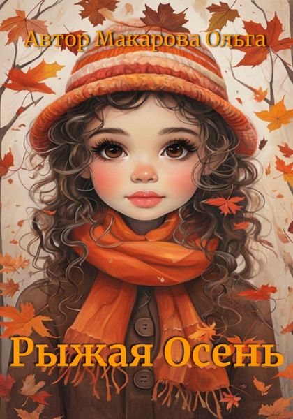 Обложка книги  «Рыжая осень. Раскраска»