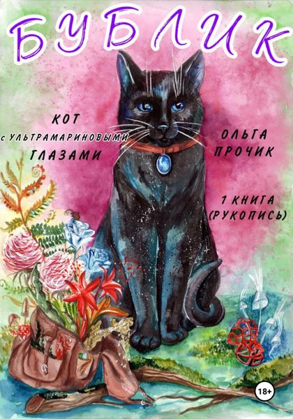 Обложка книги  «Бублик. Кот с ультрамариновыми глазами. Книга 1»