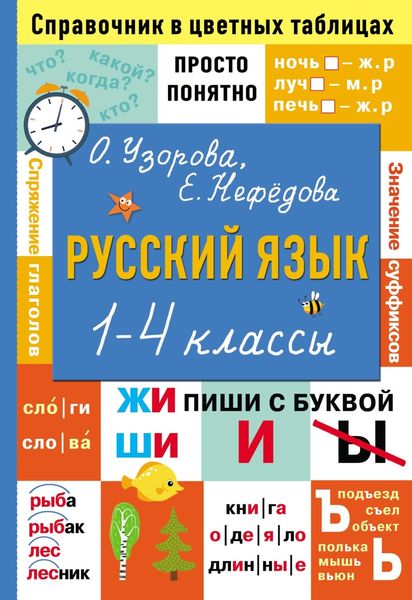 Обложка книги «Русский язык. 1–4 классы»