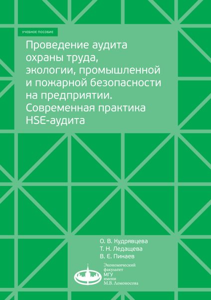 Обложка книги  «Проведение аудита охраны труда, экологии, промышленной и пожарной безопасности на предприятии. Современная практика HSE-аудита»