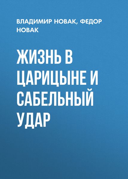 Обложка книги  «Жизнь в Царицыне и сабельный удар»