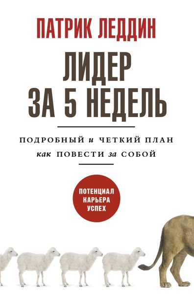 Обложка книги  «Лидер за 5 недель. Подробный и четкий план как повести за собой»