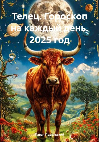 Обложка книги «Телец. Гороскоп на каждый день. 2025 год»