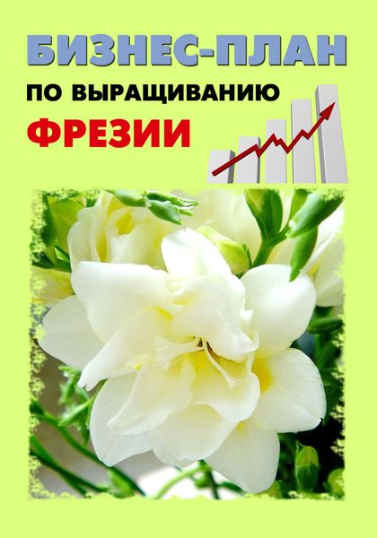 Обложка книги  «Бизнес-план по выращиванию фрезии»
