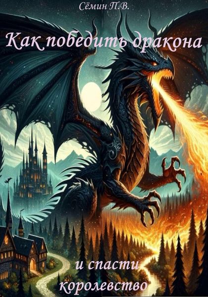 Обложка книги  «Как победить дракона и спасти королевство»