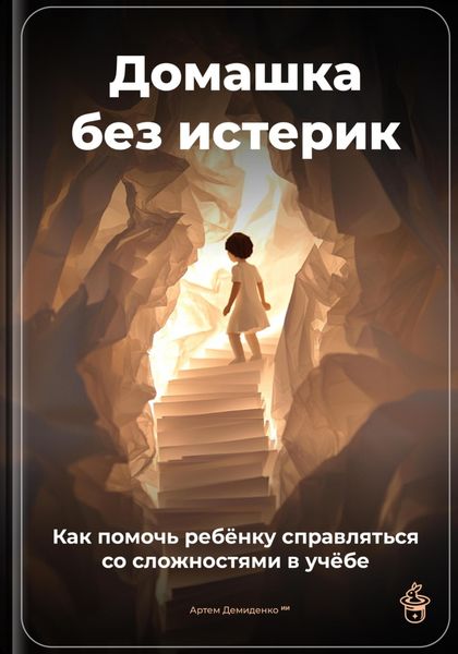 Обложка книги  «Домашка без истерик: Как помочь ребёнку справляться со сложностями в учёбе»
