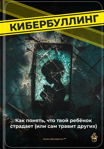 Обложка книги  «Кибербуллинг: Как понять, что твой ребёнок страдает (или сам травит других)»