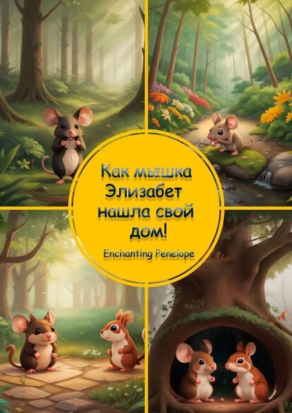 Обложка книги  «Как мышка Элизабет нашла свой дом!»