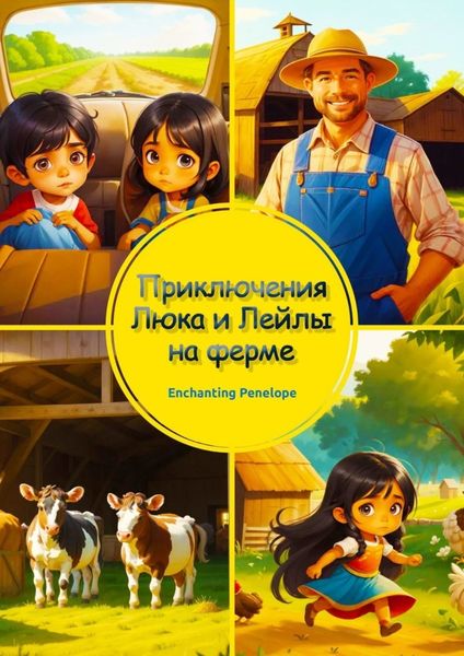 Обложка книги  «Приключения Люка и Лейлы на ферме»