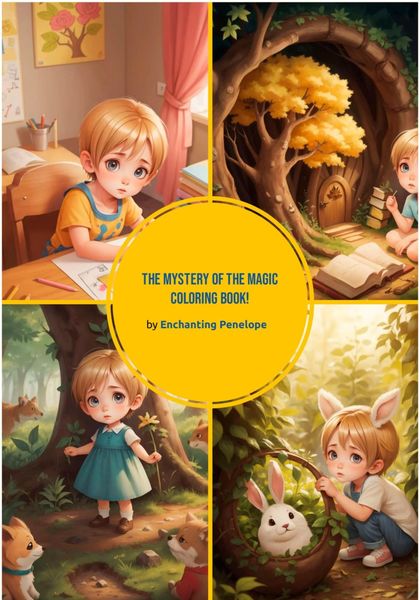Обложка книги  «The mystery of the magic coloring book»