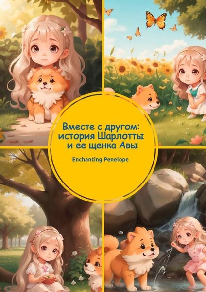Обложка книги  «Вместе с другом: история Шарлотты и её щенка Авы»