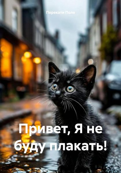 Обложка книги  «Привет, Я не буду плакать!»