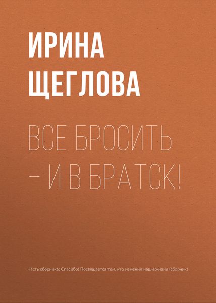 Обложка книги  «Все бросить – и в Братск!»