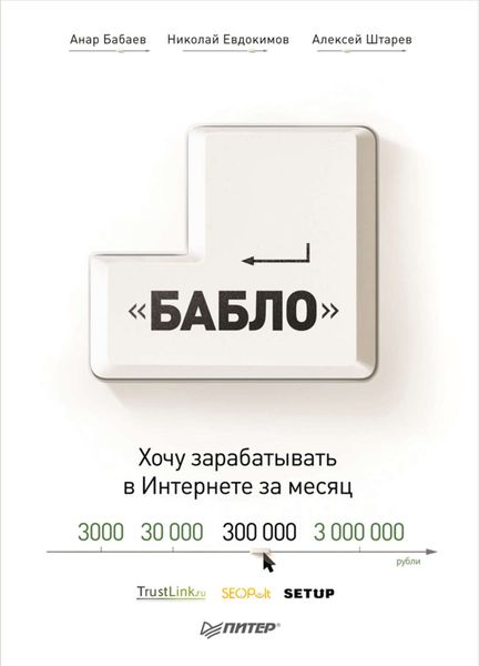 Обложка книги  «Зарабатывай в интернете! Кнопка «Бабло»»