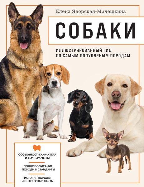 Обложка книги  «Собаки. Иллюстрированный гид по самым популярным породам»