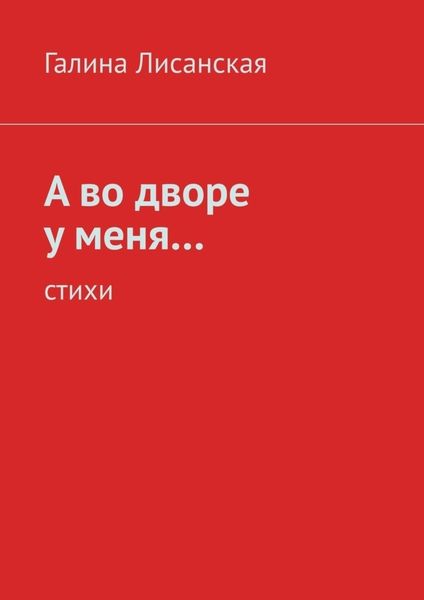 Обложка книги  «А во дворе у меня… Стихи»