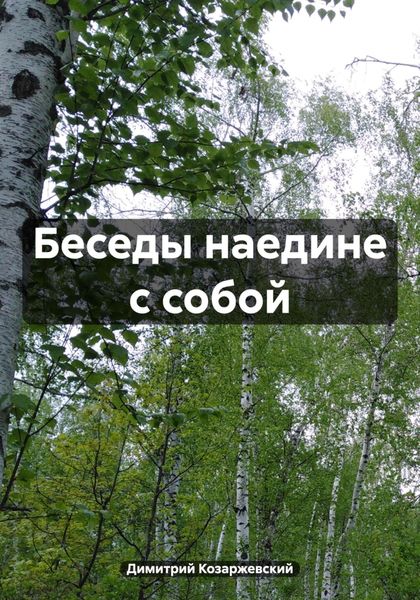 Обложка книги  «Беседы наедине с собой»