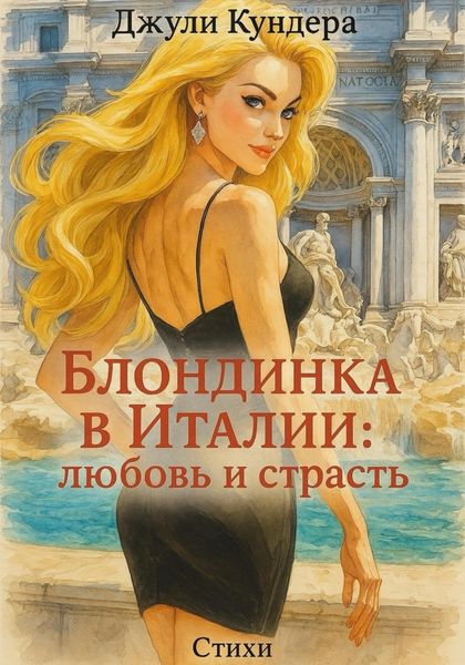 Обложка книги  «Блондинка в Италии, любовь и страсть»