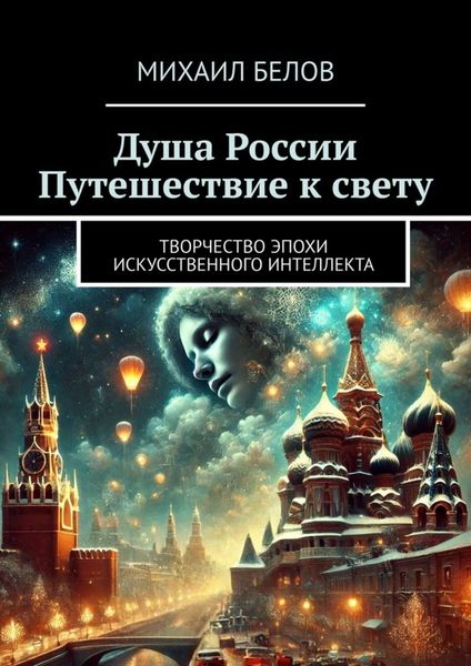 Обложка книги  «Душа России. Путешествие к свету. Творчество эпохи искусственного интеллекта»