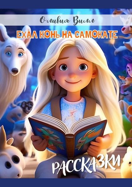 Обложка книги  «Ехал конь на самокате. Рассказки»