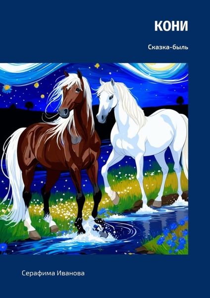 Обложка книги  «Кони. Сказка-быль»