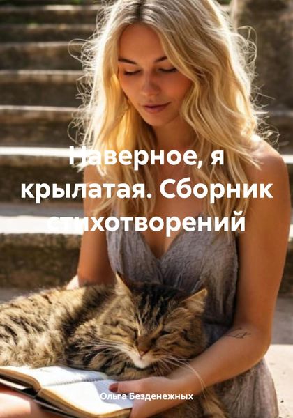 Обложка книги  «Наверное, я крылатая. Сборник стихотворений»