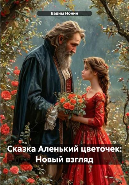 Обложка книги  «Сказка Аленький цветочек: Новый взгляд»