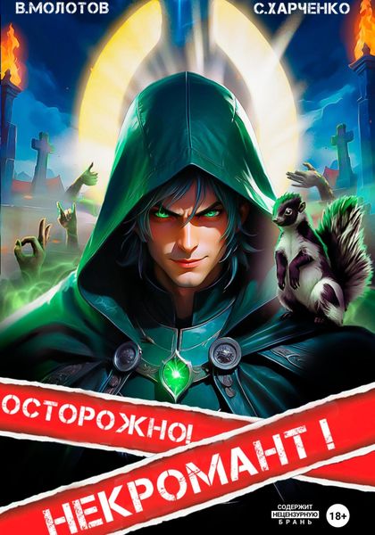 Обложка книги  «Осторожно! Некромант!»