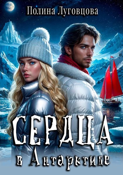Обложка книги  «Сердца в Антарктиде»