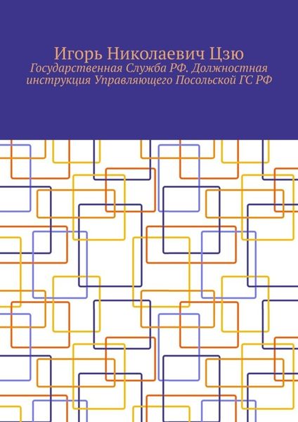 Обложка книги  «Государственная Служба РФ. Должностная инструкция Управляющего Посольской ГС РФ»
