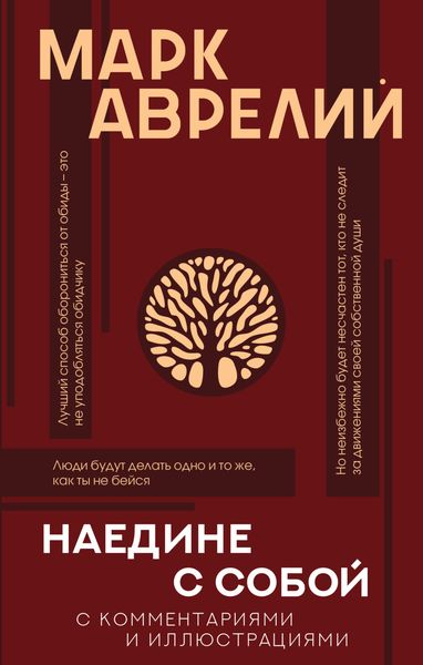 Обложка книги  «Наедине с собой с комментариями и иллюстрациями»