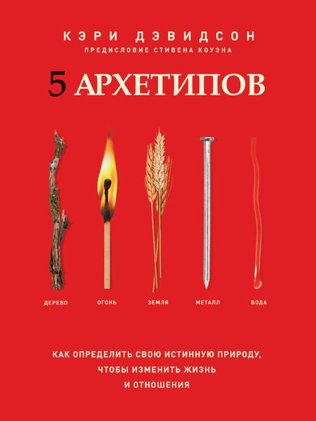 Обложка книги  «5 архетипов. Дерево. Огонь. Земля. Металл. Вода. Как определить свою истинную природу, чтобы изменить жизнь и отношения»