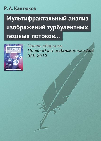 Обложка книги  «Мультифрактальный анализ изображений турбулентных газовых потоков в газопроводах»