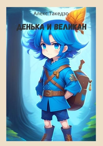Обложка книги  «Денька и Великан. Сказки для детей»